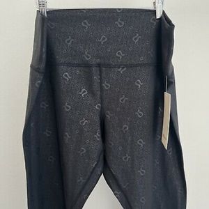Lululemon Align HR Pant 28” NWT *Nulu Size 20 Yogo Emboss Black YGMB/BLK